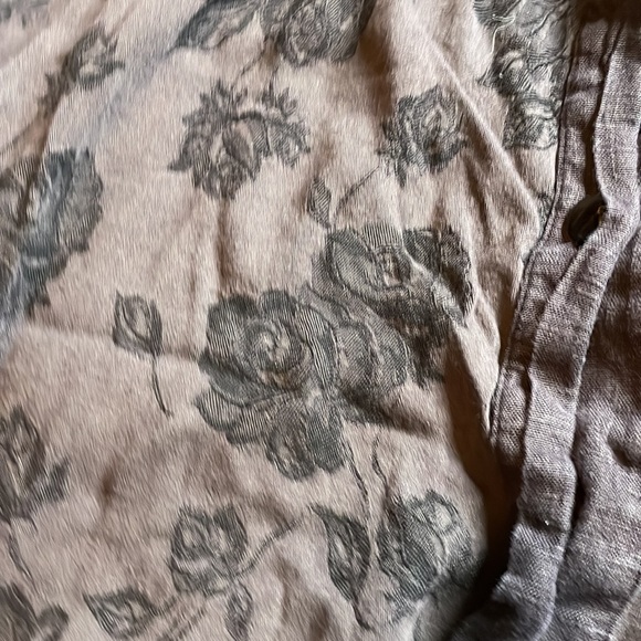 Vintage J.Jill Mandarin collard button down top - Picture 5 of 5